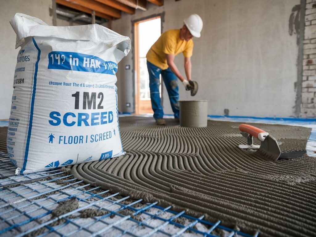 Cement na podłogę 1m2