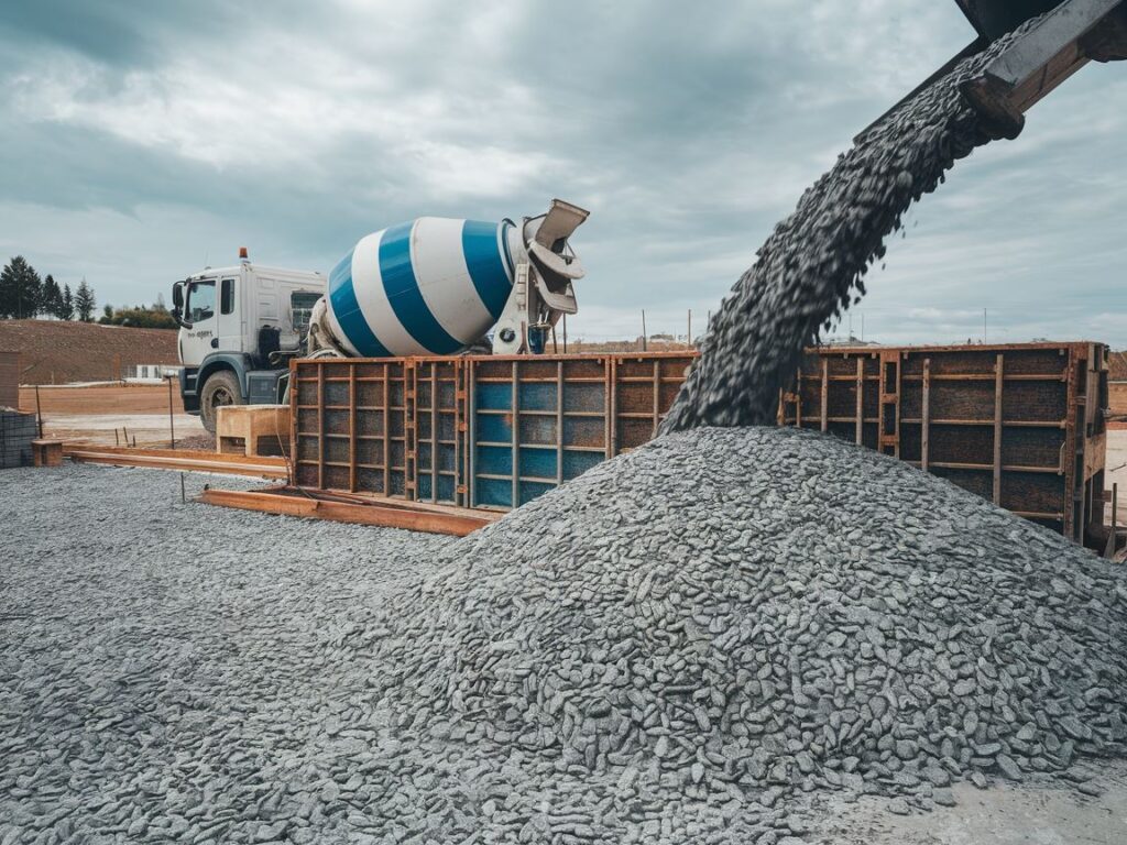 Ilość żwiru potrzebna do metra sześciennego betonu