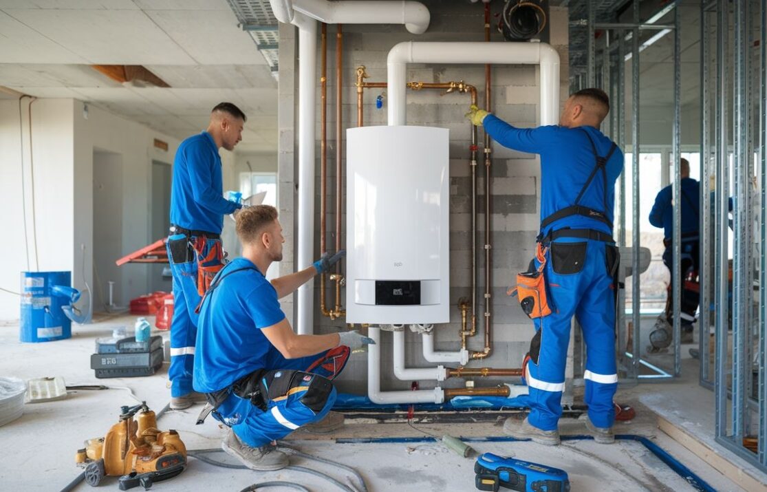 Montaż kotłowni w domu