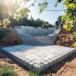 fundament pod schody z kostki