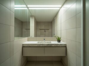 minimalistyczna łazienka