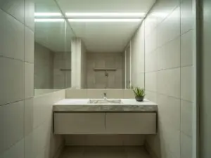minimalistyczna łazienka