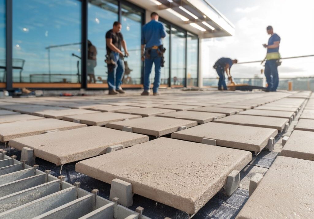 montaż płytek tarasowych