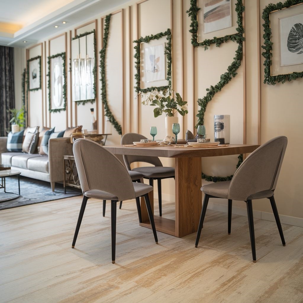 nowoczesny salon z obrazem